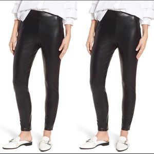 Leith faux leather pants size Xs